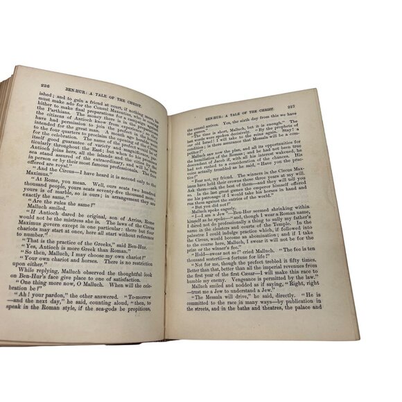 Ben-Hur A Tale Of The Christ By Lew Wallace Hardcover Antique 1880 Harper & Brot - Picture 7 of 10